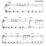 Lansbury   Beauty And The Beast Sheet Music For Piano Solo [Pdf]   Beauty And The Beast Piano Sheet Music Free Printable