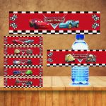 Learn All About Cars Water | Label Maker Ideas Information   Free Printable Disney Cars Water Bottle Labels