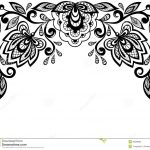 Leaves Clip Art Black And White Border | Clipart Panda   Free   Free Printable Lace Stencil