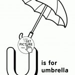 Letter U Coloring Pages Of Alphabet (U Letter Words) For Kids   Free Printable Letter U Coloring Pages