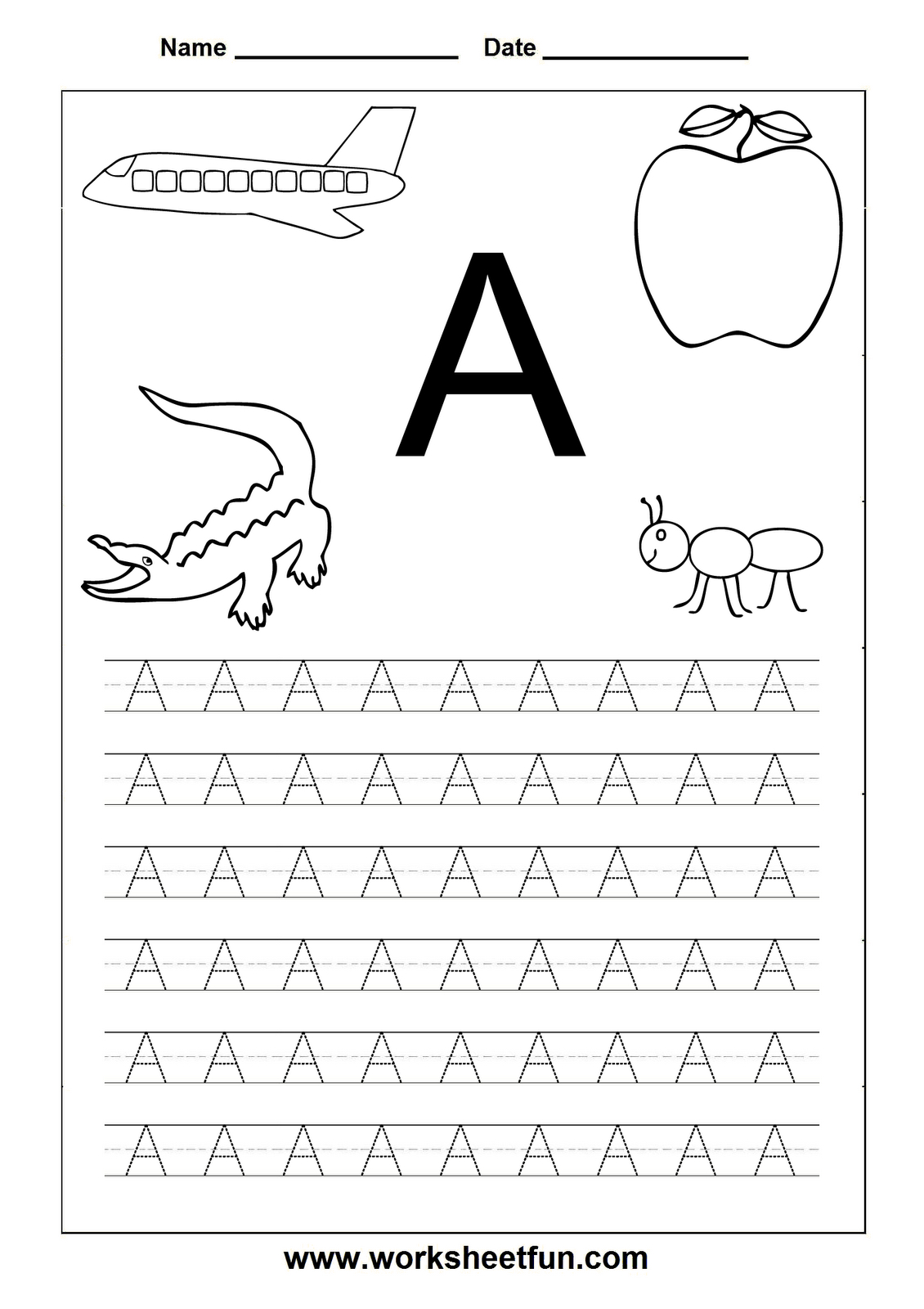 Letter Worksheets For Kindergarten Printable | Letters | Pinterest - Free Printable Letter Worksheets