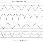 Line Tracing – 1 Worksheet / Free Printable Worksheets – Worksheetfun   Free Printable Tracing Worksheets