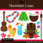 Luau Printable Clipart   Free Printable Luau Clipart