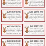 Magic Reindeer Food | Christmas | Magic Reindeer Food, Reindeer Food   Reindeer Food Poem Free Printable