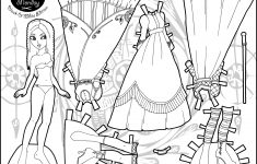 Marisole Monday: A Princess In Black And White | Color Your Own - Printable Paper Dolls To Color Free