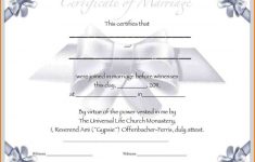 Free Printable Wedding Certificates