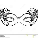 Masquerade Mask Stock Vector. Illustration Of Decor, Illustration   Free Printable Masquerade Masks