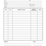 Medication Administration Record Form | Organization | Pinterest   Free Printable Forms For Organizing