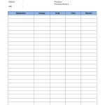 Medication Log   Free Printable Medication Log