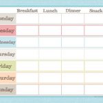 Menu Planner And Grocery List Printable Set   Juggling Act Mama   Free Printable Grocery List And Meal Planner