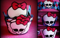 mighty delighty monster high cupcake wrappers free printable monster high cupcake toppers printable free Mighty Delighty: Monster High Cupcake Wrappers {Free Printable} - Monster High Cupcake Toppers Printable Free