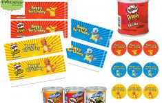 Mini Pringles Pokemon Printable Label, Pokemon Pringles Label - Free Printable Pringles Coupons