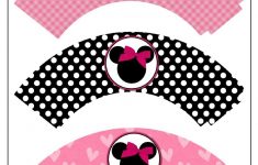 Free Printable Minnie Mouse Cupcake Wrappers