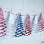 Mollymoocrafts Free Printables   Christmas Tree Garland   Free Printable Christmas Craft Templates
