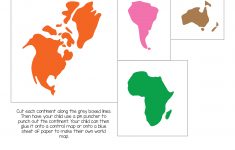 Montessori World Map Free Printable