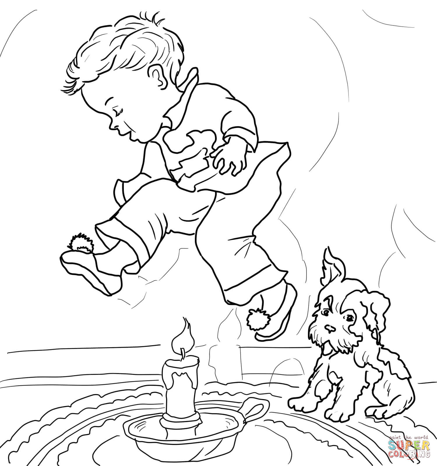 Mother Goose Nursery Rhymes Coloring Pages | Free Coloring Pages - Free Printable Mother Goose Nursery Rhymes