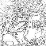 Mother Goose Nursery Rhymes Coloring Pages | Free Coloring Pages   Mother Goose Coloring Pages Free Printable