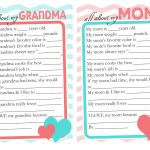 Mother's Day Questionnaire & Free Printable Download – Jowo   Free Printable Mother's Day Questionnaire