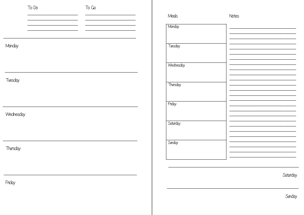 Mswenduhh Planning &amp;amp; Printable: Free Printable Inserts - Free Printable Planner Inserts