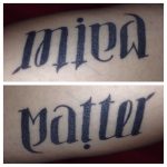 My Ambigram Arm Tattoo. Mind Over Matter | Tats | Tattoos, Ambigram   Ambigram Generator Free Printable