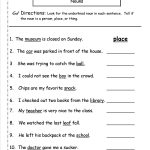 Nouns Worksheets And Printouts   Free Printable Verb Worksheets
