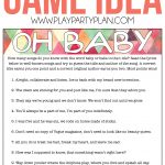 Oh Baby! Free Printable Baby Shower Game Expecting Moms Will Love   Free Printable Baby Shower Games For Large Groups