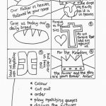 Our Father Prayer For Kids   Coloring Pages For Kids And For Adults   Free Printable Lord's Prayer Coloring Pages