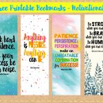 Paper Invader: Free Printable Bookmarks   Motivational   Free Printable Bookmarks