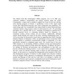 Pdf) Ontario's Full Day Kindergarten And Report Cards: Honouring   Free Printable Report Card Comments
