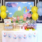 Peppa And George Pig Birthday Party – Part 1 /   Peppa Pig Birthday Banner Printable Free