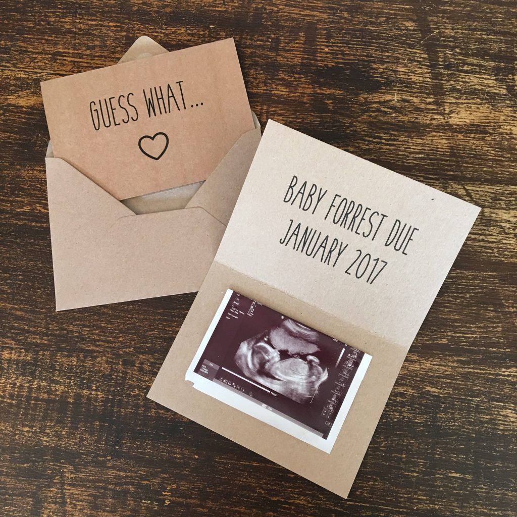 Free Printable Pregnancy Announcement Cards