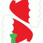 Photo Booth Props: Santa Hats (Free Printable)   Free Printable Santa Hat Patterns