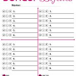 Pinjamie Hansen On Home Makey   Printable Bunco Score Cards Free