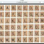 Pinkathee Wheeler On Cards   Birthday | Scrabble Wall, Giant   Free Printable Scrabble Tiles