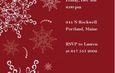 Holiday Invitations Free Printable
