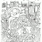 Pinmark A. Hicks, Artist On Printable Christmas Coloring And   Free Printable Christmas Hidden Picture Games
