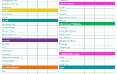 Free Printable Home Organization Worksheets