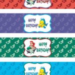 Pinroxy Pelonia On Zoe's 1St Bday | Pinterest | Mermaid Happy   Free Printable Little Mermaid Water Bottle Labels