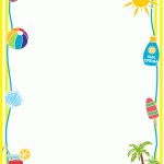 Pinwilmarie Rivera On Classroom Organization | Border Templates   Free Printable Summer Borders