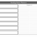 Plan Your Weekly Dinner Menu In Under 30 Minutes (Free Printable   Free Printable Weekly Dinner Menu Planner