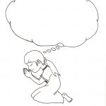 Prayer Coloring Pages For Kids (Free Printable Pictures) | Print Me   Free Printable Lord's Prayer Coloring Pages