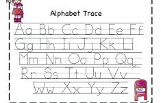Pre K Letter Tracing Worksheets A With Pre Kindergarten Alphabet - Free Printable Alphabet Worksheets For Kindergarten