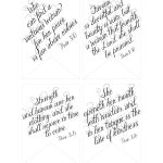 Printable Bible Verses: Proverbs 31 Tags   Free Pretty Things For You   Free Printable Scripture Verses