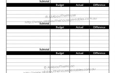Free Printable Home Budget Planner