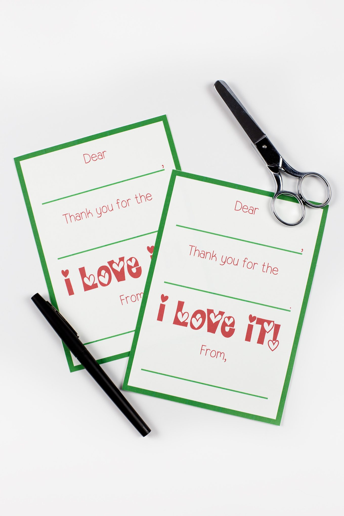 Printable Christmas Thank You Cards - Free Christmas Thank You Notes Printable