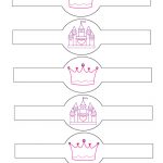 Printable Crown And Castle Napkin Holders   Free Printable Castle Templates