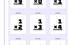 Free Printable Division Flash Cards