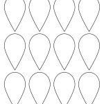 Printable Flower Petal Stencils | Printables | Flower Template   Free Printable Flower Stencils