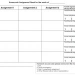 Printable Homework Sheets Weekly Calendar   17.17.ybonlineacess.de •   Free Printable Homework Templates
