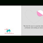 Printable Love Cards With Cute, Romantic And Thoughtful Quotes   Free Printable Love Cards